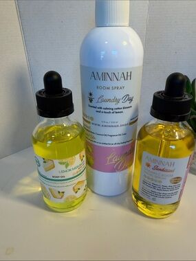 #13 Aminnah and Dill Picky Beauty Bundle 
Body Oil
Room Spray 
Vitamin C Boost